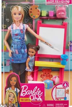 Barbie Florist Playset with Blonde Doll, Dough, Vases & More, A