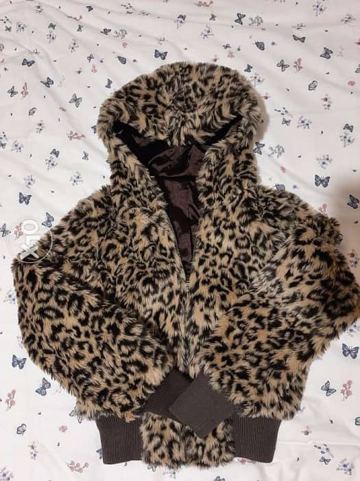 Tiger print wool jacket 0