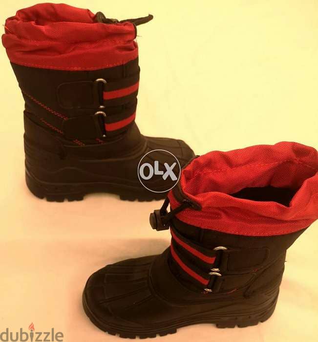 Kids boots Le chamois made in France / جزمة ولادي شتوية غير مستعملة 1