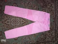 Pink pant made in italy size 27