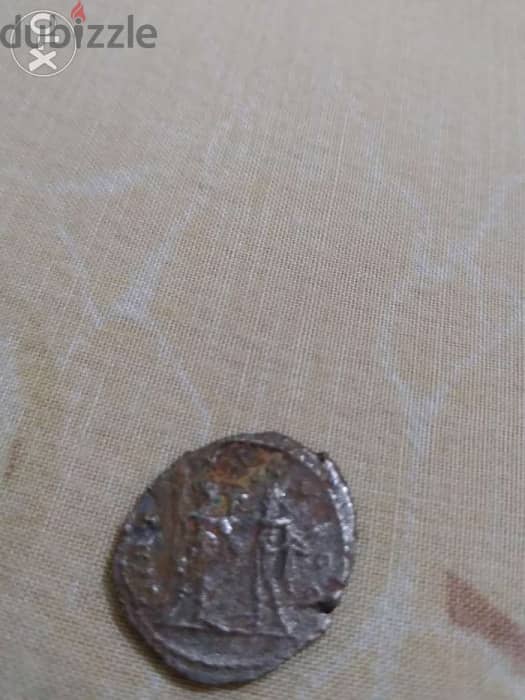 Roman Silvered Billion coin for Emperor Valerian year 255 AD 1