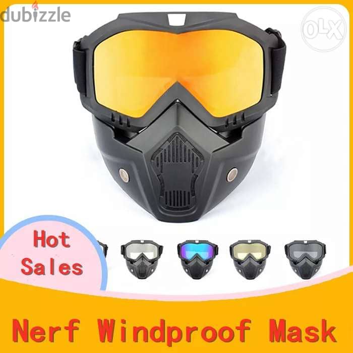 Windproof goggle mask 0