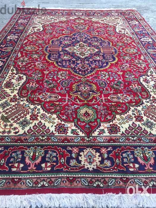 سجاد عجمي . شغل يدوي صوف تبربز. persian carpet. Hand made 4