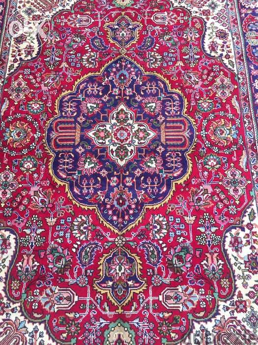 سجاد عجمي . شغل يدوي صوف تبربز. persian carpet. Hand made 5