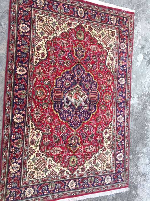 سجاد عجمي . شغل يدوي صوف تبربز. persian carpet. Hand made 1