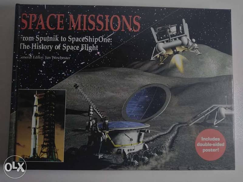 SPACE MISSIONS book (from sputnik to SpaceShipOne: space flights hist) 1