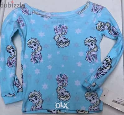 kids girl clothing, top, blouse, pyjamas, FROZEN ELSA character