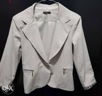 Female beige jacket size 38