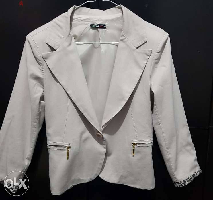 Female beige jacket size 38 0