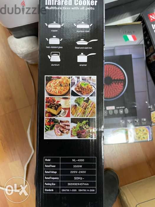 national 3500 W infrared cooker 1
