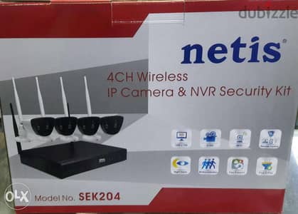 4 camera wirless w dvr w 4 cable