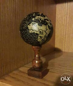 Antique small terrestrial globe