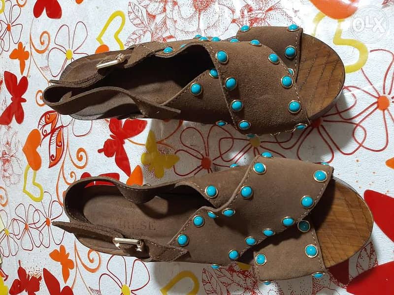 Shoes size 37 brown color 2