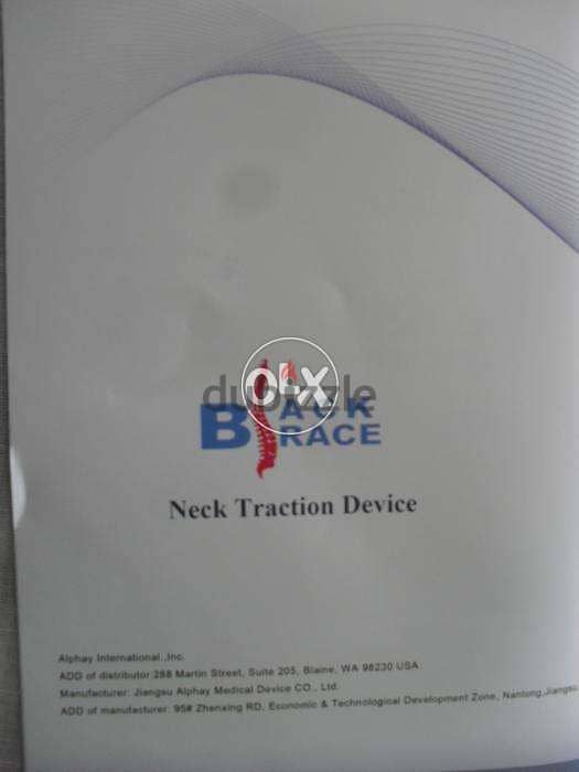 Neck traction device 7