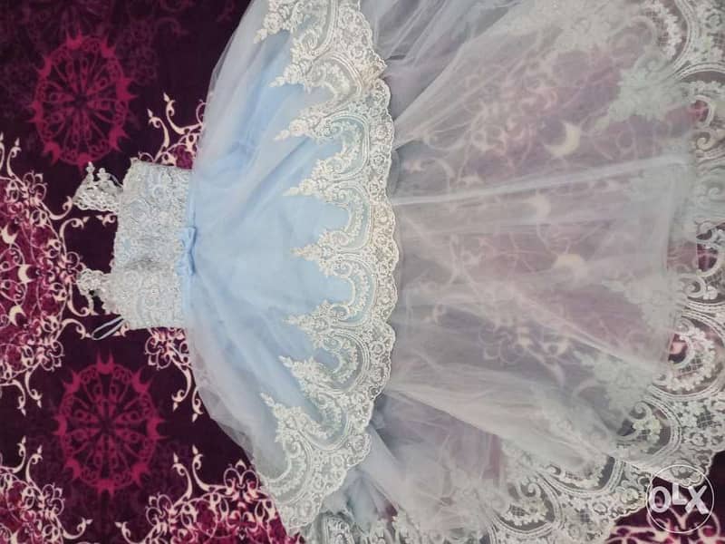 Baby blue dress for weddings and events 1