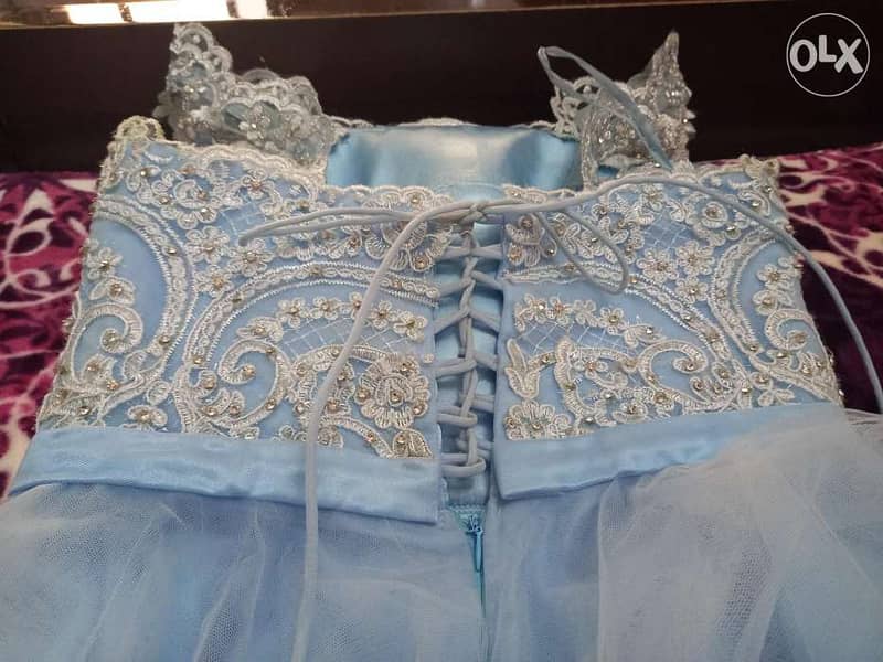 Baby blue dress for weddings and events 3