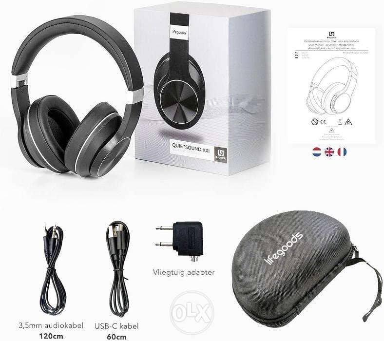 LifeGoods Bluetooth Headphone – Wireless Over-Ear Headphonone 0