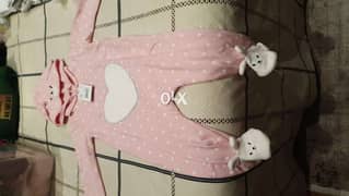 Girl Pijama or overall pink france brand