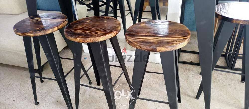 Wood Bar with 4 chairs بار خشب مع اربع كراسي 5