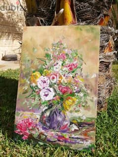 Impressionist vase painting