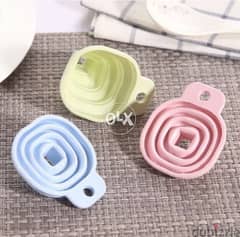 High quality Foldable silicone funnels 2$ 0