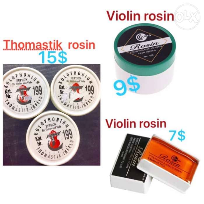 Violin rosin shoulder rest keys 1
