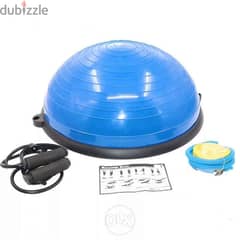 Balance bosu ball with Tension Band and Inflator