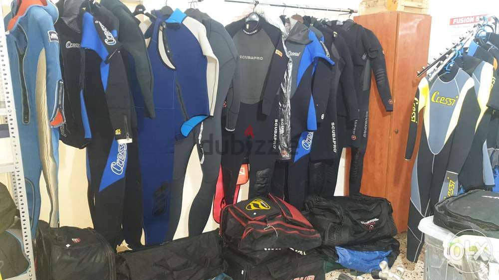 freedive Diving suit 5mm 2 pieces xl 2