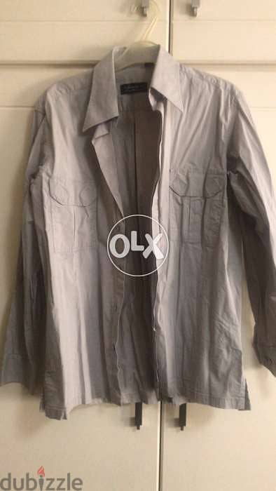 chemise greyj size L man shirt