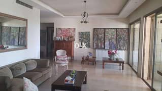 L08730 - Apartment For Rent with Garden and Terrace in Baabdat