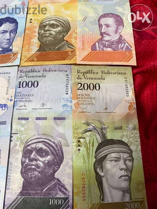 مجموعة عملة عملات فنزويلا انسر من اجمل العملات ٨ قطع 2