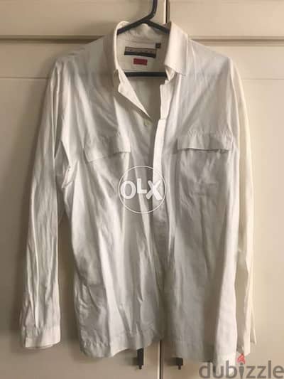 chemise blanc sale size M - man shirt