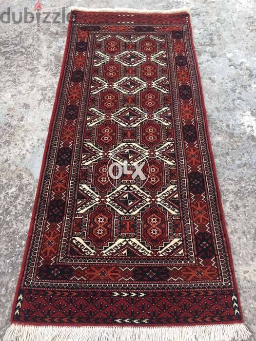 سجادة عجمية. شغل يدوي صوف بخارى200/85. Persian Carpet. Hand made 1