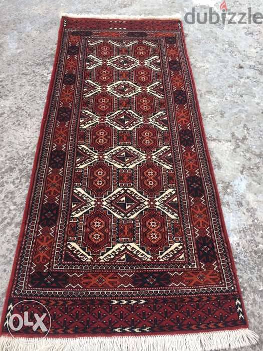 سجادة عجمية. شغل يدوي صوف بخارى200/85. Persian Carpet. Hand made 2