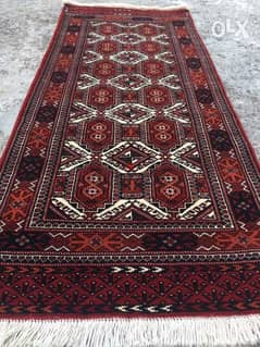 سجادة عجمية. شغل يدوي صوف بخارى200/85. Persian Carpet. Hand made 0