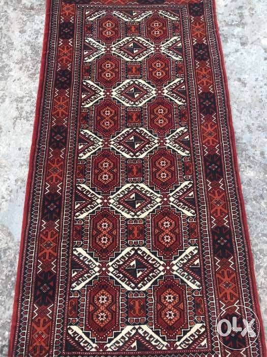 سجادة عجمية. شغل يدوي صوف بخارى200/85. Persian Carpet. Hand made 3