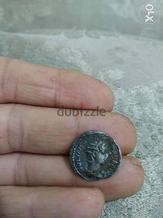Ancient Silver Coin for Empress Julia Mamaea Denarius year 222 AD 0