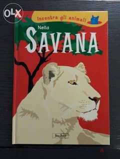 Italian book savana animals 0