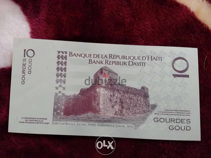 Haiti central America Banknote Memorial 200 years of Independence 1