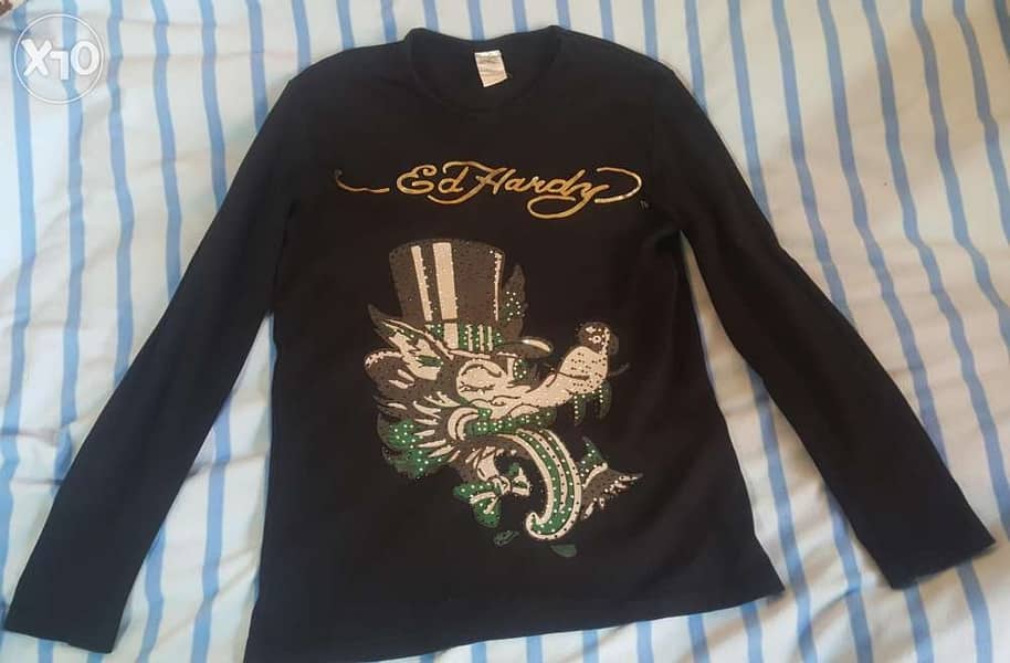 ED HARDY unisex cotton top small to medium 3