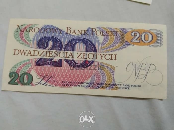 Poland Uncirculated Memorial Banknote year 1982 1