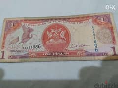 One Dollar Trinidad and Tobago Banknote year 2006