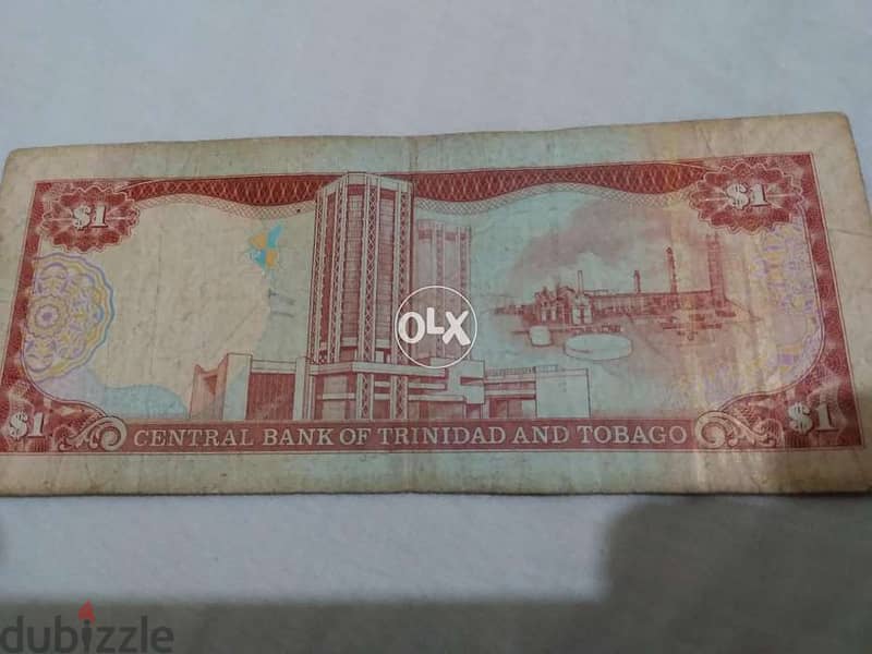 One Dollar Trinidad and Tobago Banknote year 2006 1
