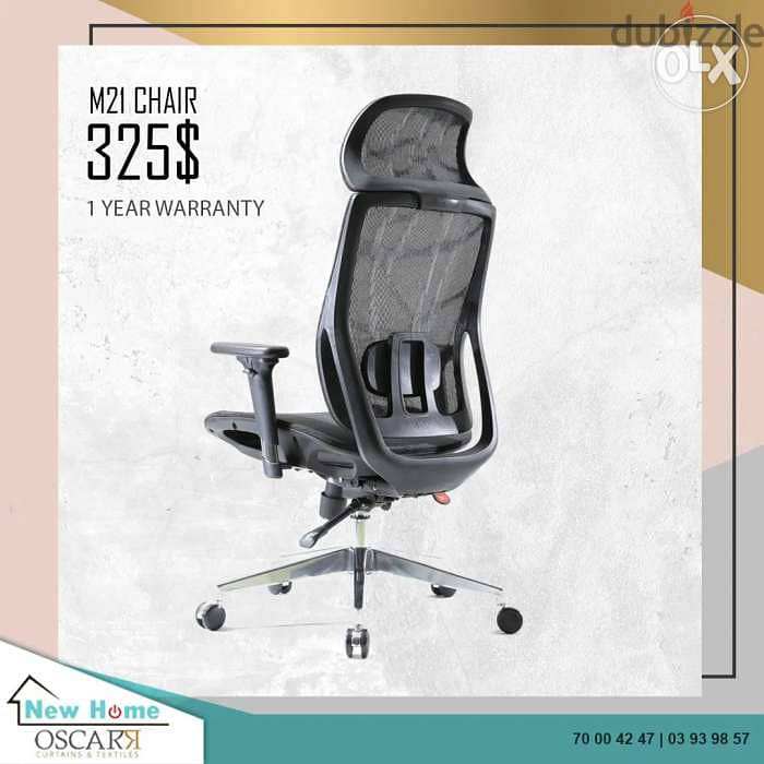 High Back Mesh Fabric Office Executive Chair M21 كرسي مكتب طبي شبك 3