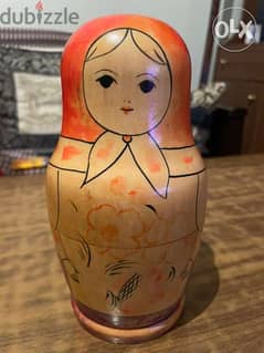Vintage Hand-Crafted & Painted Matryoshka Babushka