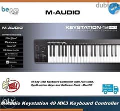 M-Audio Keystation 49 MK3 49-key Keyboard Controller,Maudio Keystation