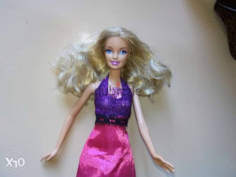 Barbie LOVE HORSE Glitter top as new doll, wavy hair bend legs=15$ 4