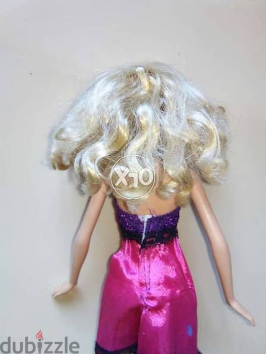 Barbie LOVE HORSE Glitter top as new doll, wavy hair bend legs=15$ 2