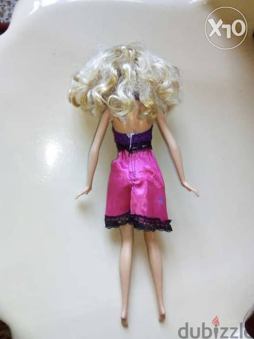 Barbie LOVE HORSE Glitter top as new doll, wavy hair bend legs=15$ 3