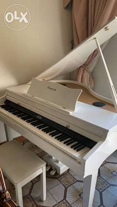 Adagio Ringway Grand piano white 0